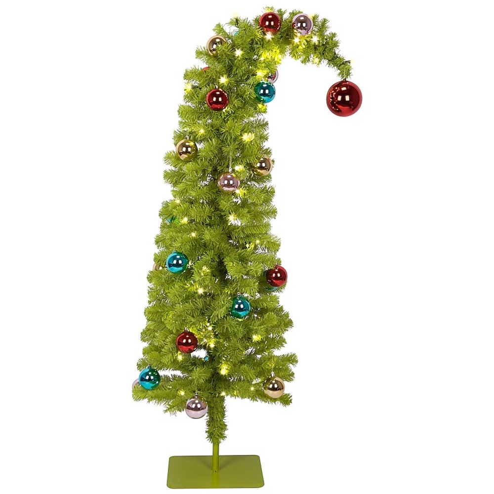 Grinch 4.75-ft LED Dr.‎ Seuss' The Grinch Christmas Pre Lit Tree Decoration 2024